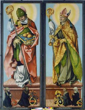 The hll. Nikolaus of Bari and Ludwig of Toulouse