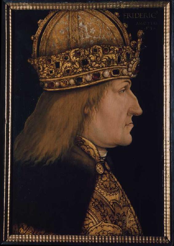 Emperor Friedrich III . (1415-1493) from Hans Burgkmair d. Ä.