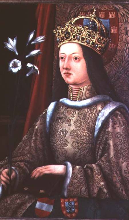 Queen Eleanor of Portugal (1434/37-67) wife of Frederick III (1415-93) (copy of lost original from Hans the Elder Burgkmair