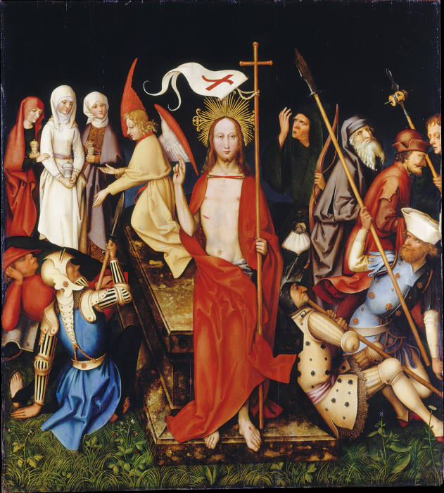Resurrection from Hans Holbein d. Ä.