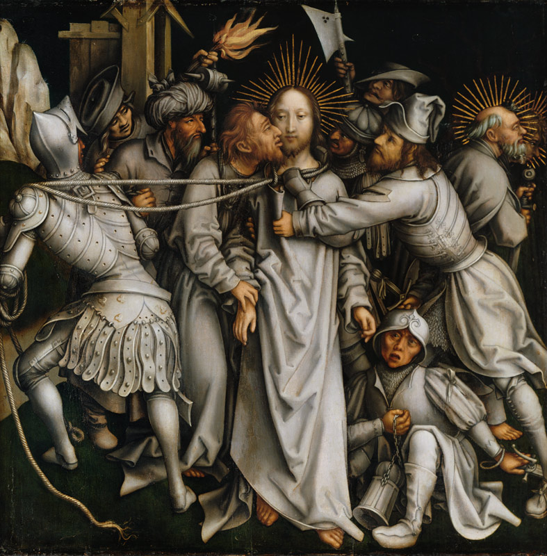 Undertow. Grey passion: capture of Christi. from Hans Holbein the Elder