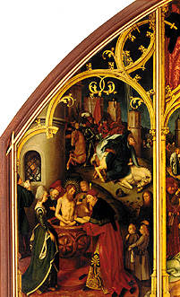 Basilikatafel San Paolo fuori Le mura. Con panel: Baptism of the Saulus. from Hans Holbein the Elder