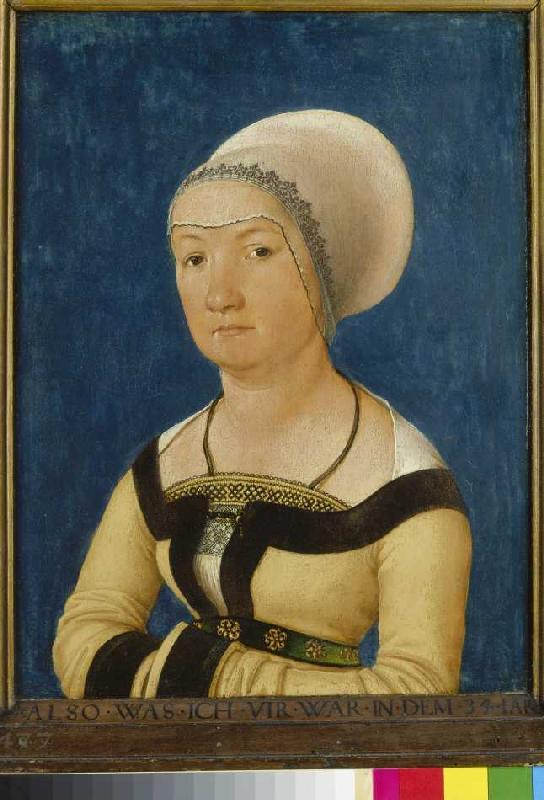 Portrait of a 34-year-old woman from Hans Holbein the Elder