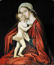 Madonna with child from Hans Holbein the Elder