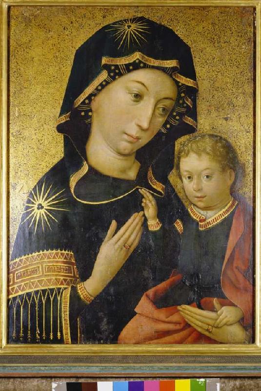Maria with the Jesusknaben Hindelanger Madonna. from Hans Holbein the Elder