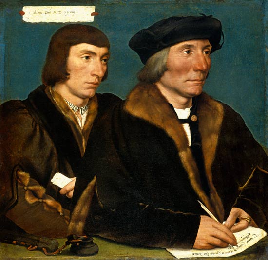 Doppelbildnis des Thomas Godsalve und seines Sohnes Sir John from Hans Holbein the Younger