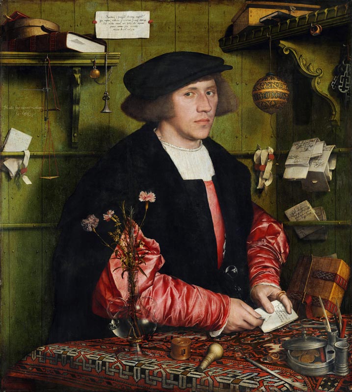 The merchant Georg Gisze from Hans Holbein the Younger
