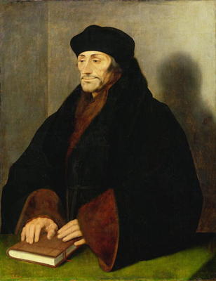 Erasmus of Rotterdam (oil on canvas) from Hans Holbein the Younger