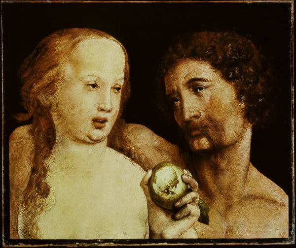H.Holbein th.Y., Adam and Eve from Hans Holbein the Younger