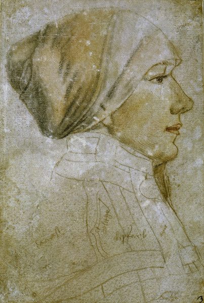 Holbein t.Y., portrait of a woman from Hans Holbein the Younger