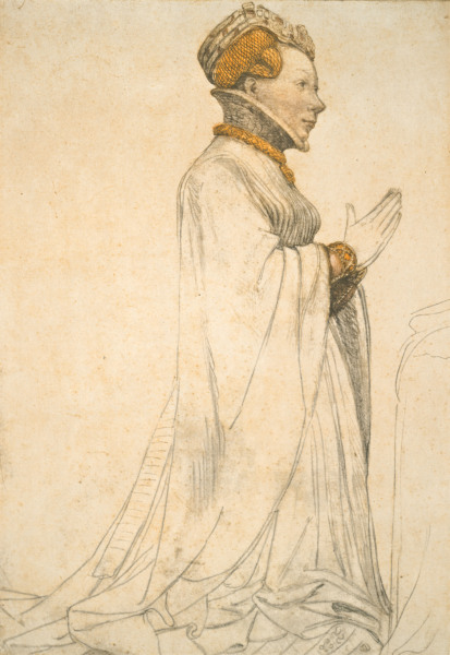 Jeanne de Boulogne / Drawing / Holbein from Hans Holbein the Younger