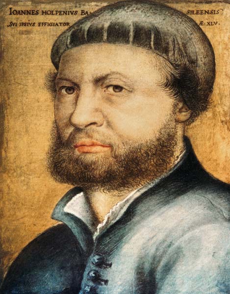 Holbein t.Y. / Selbf-portrait / 1542 from Hans Holbein the Younger