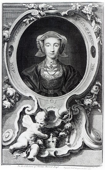 Anne of Cleves; engraved by Jacobus Houbraken from Hans Holbein the Younger (workshop)