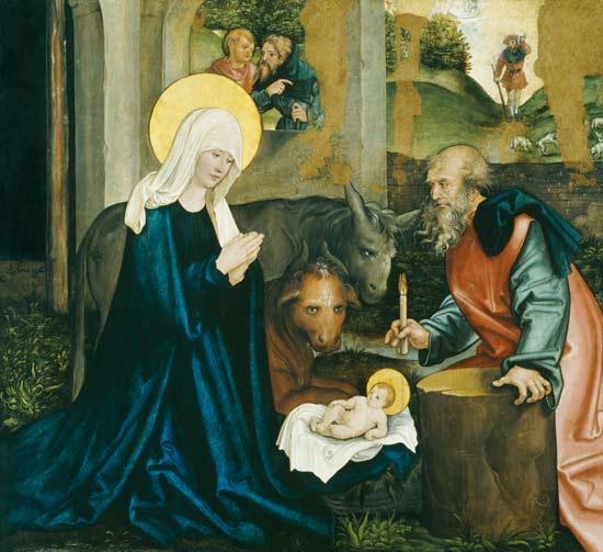 The Birth of Christ from Hans Leonard Schaufelein