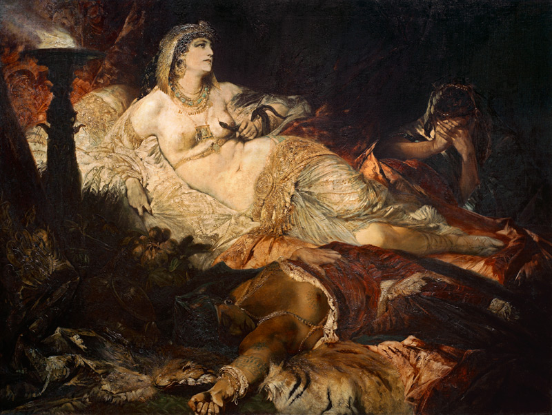 The Death of Cleopatra from Hans Makart