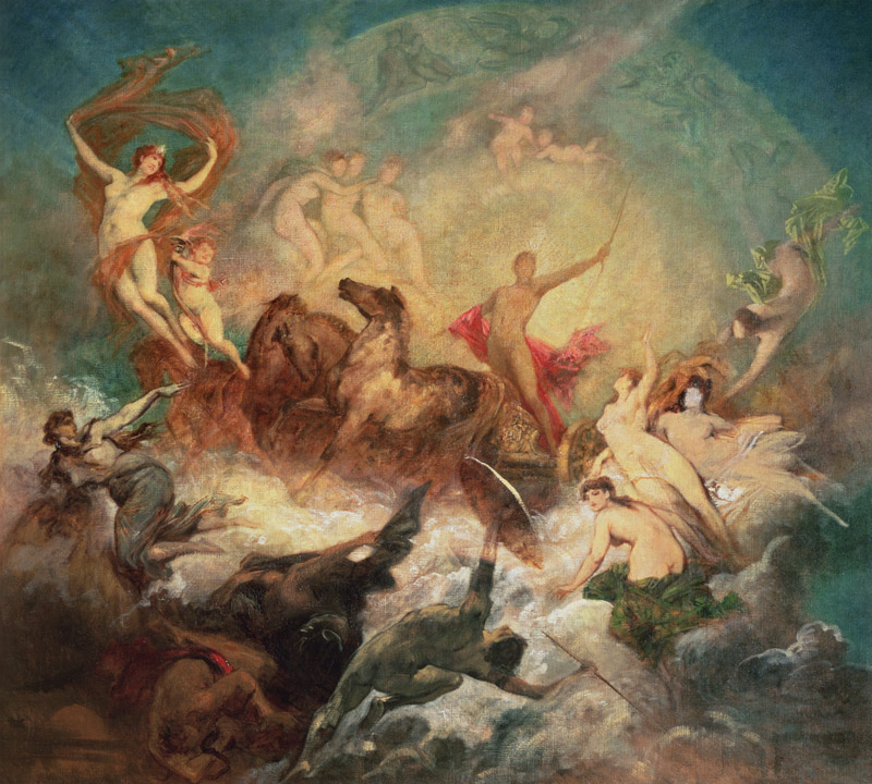 Victory of Light over Darkness from Hans Makart