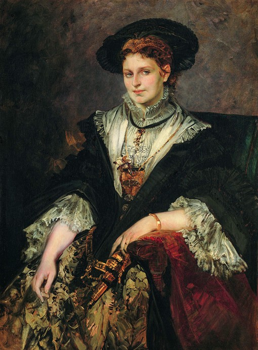 Portrait of Bertha von Piloty from Hans Makart
