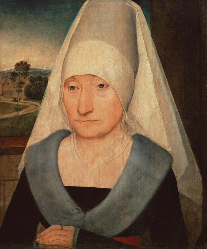 Portrait of an old woman from Hans Memling