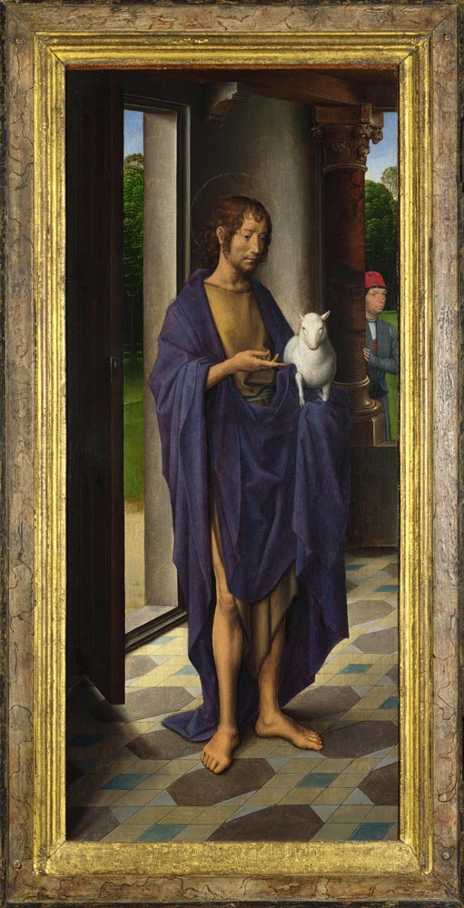 Saint John the Baptist from Hans Memling