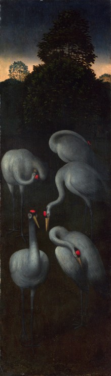 Cranes (The reverse of a Panel from a Triptych) from Hans Memling