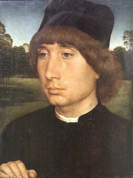 Portrait of a Young Man from Hans Memling