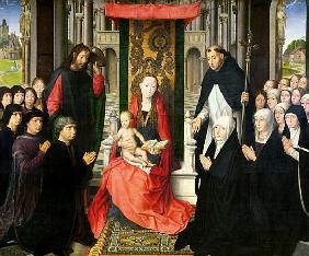 The Virgin and Child with St. James and St. Dominic Presenting the Donors and their Family, known as