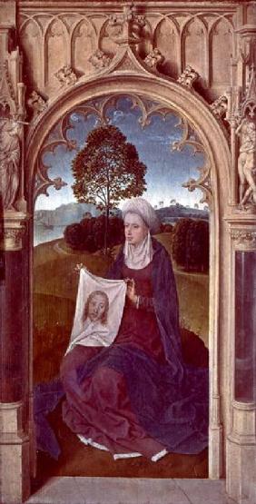 St. Veronica, from the reverse of the Triptych of Jan Floreins