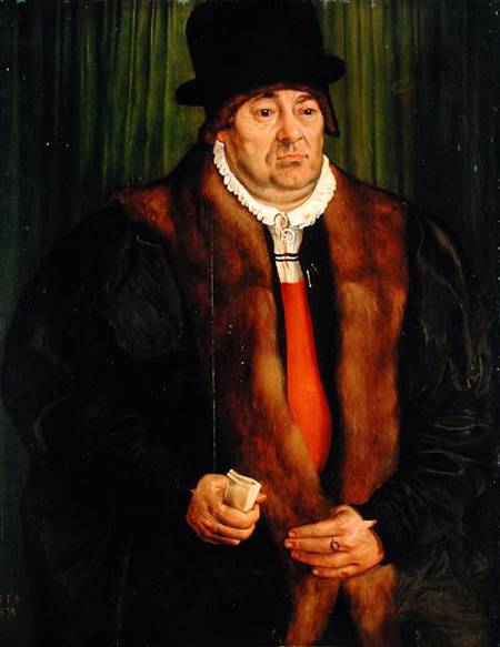 Portrait of a Munich Aristocrat from Hans Muelich or Mielich