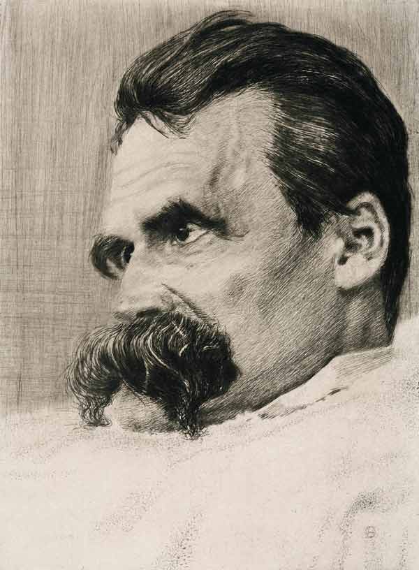 Friedrich Nietzsche from Hans Olde