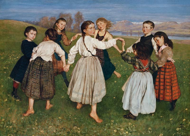 The child round dance from Hans Thoma