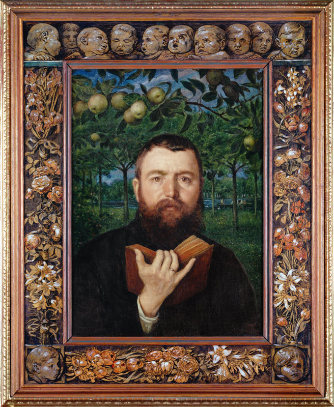 Hans Thoma , Self-portrait from Hans Thoma