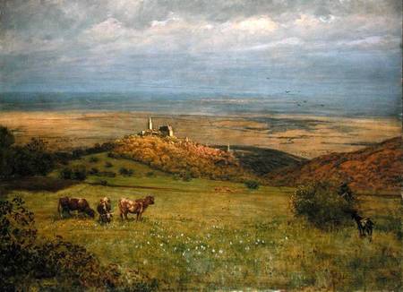 View of Kronberg in Taunus, Germany from Hans Thoma