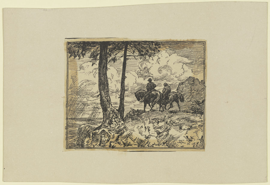 Two riders from Hans Thoma