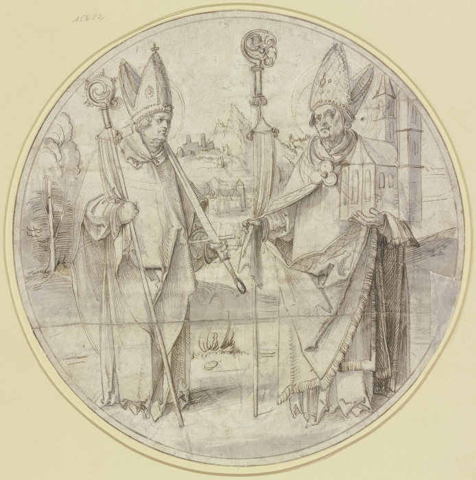 Zwei heilige Bischöfe (Die Heiligen Kilian und Wolfgang von Regensburg?) from Hans von Kulmbach