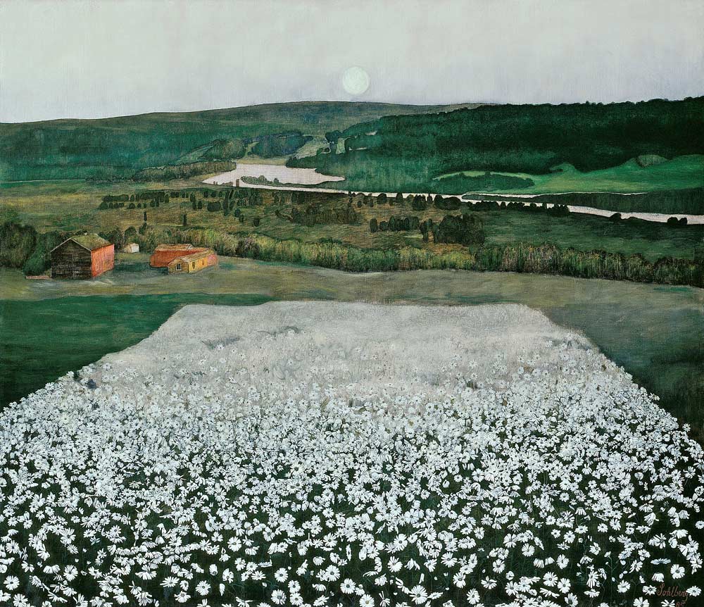 Flower Meadow in the North from Harald Sohlberg