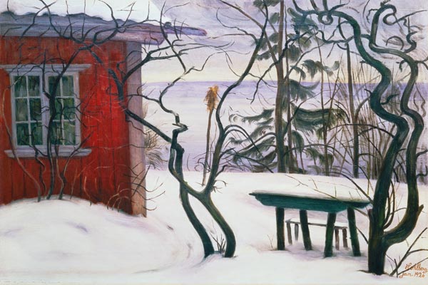 Winter in Hvalsbakken from Harald Sohlberg