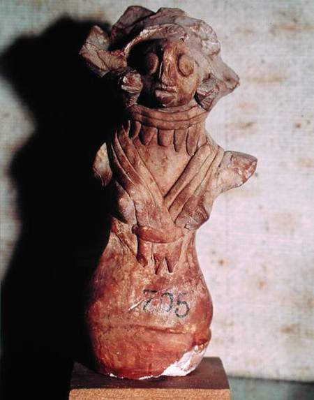 Figure of a Mother Goddess, from the Indus Valley, Pakistan from Harappan