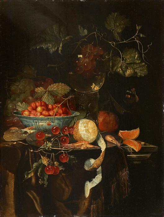 Still Life with Fruit and a Chinese Porcelain Bowl with Strawberries from Harmen Loeding