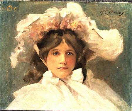 Girl in an Edwardian Bonnet from Harold Oakley
