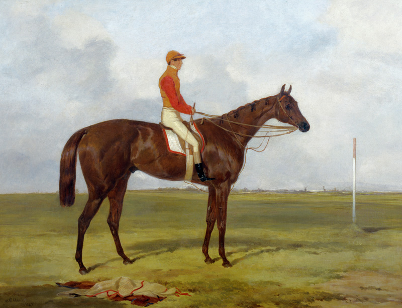 A Portrait of 'The Cossack', Winner of the 1847 Derby with S. Templeman Up from Harry Hall
