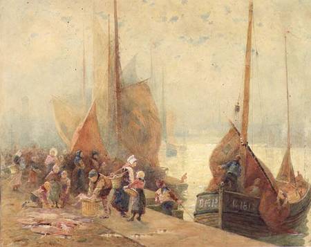 Unloading the Catch from Hector Caffieri
