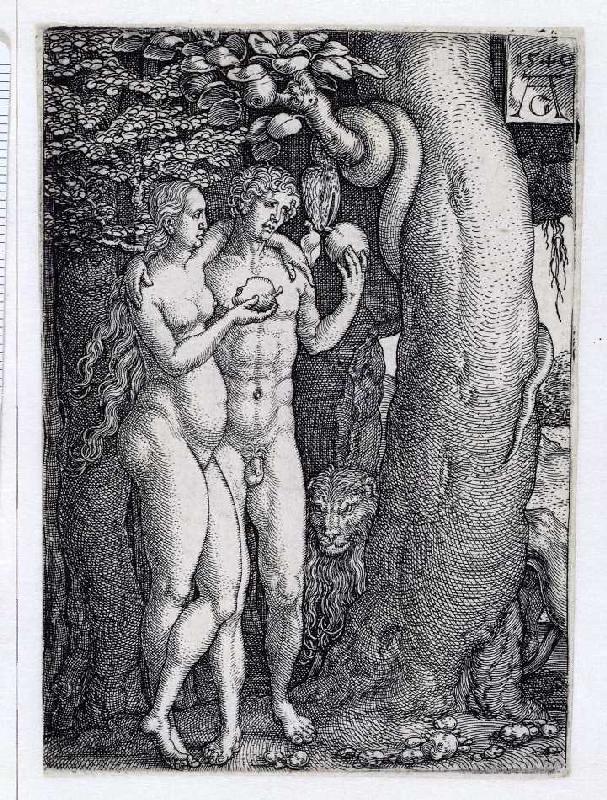 Die Geschichte von Adam und Eva: Der Sündenfall from Heinrich Aldegrever