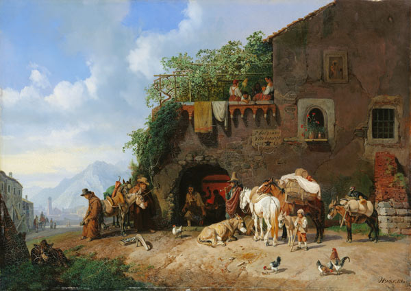 Italian Village Forge from Heinrich Burkel