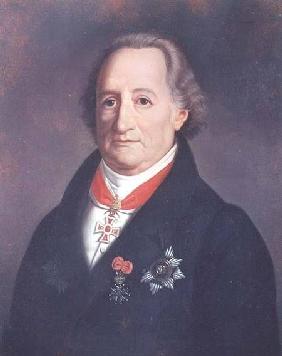 Portrait of Johann Wolfgang von Goethe (1749-1832) with Decorations