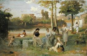 Washing on the Tiber