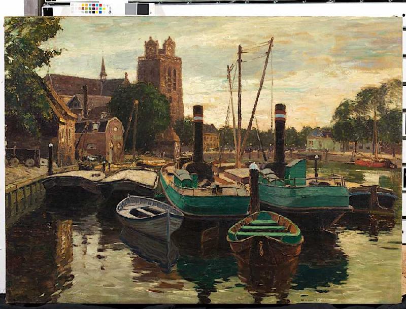 Abend in Dordrecht from Heinrich Hermanns