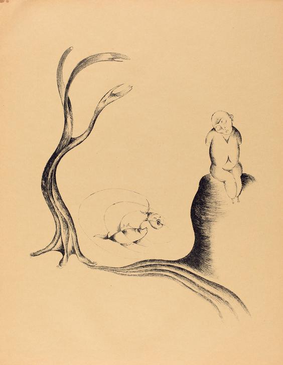 Der Baum der Sehnsucht (The Tree of Longing) from Heinrich Hoerle