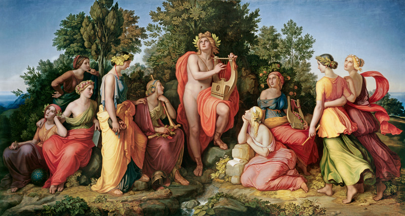 Apollo and the Muses from Heinrich Maria Hess