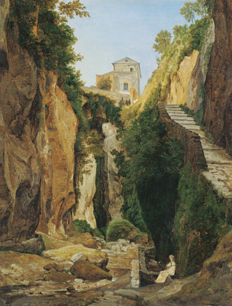 Ravine at Sorrento from Heinrich Reinhold