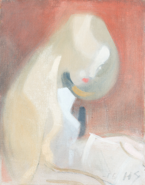 Girl with Blonde Hair from Helene Schjerfbeck